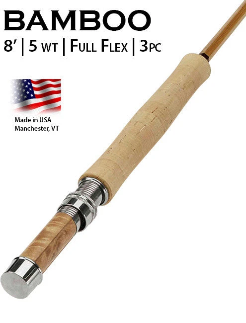 ORVIS BAMBOO 1856 8ft 5wt - 3pc FULL FLEX 3 ORVIS BAMBOO 1856 8ft 5wt - 3pc FULL FLEX