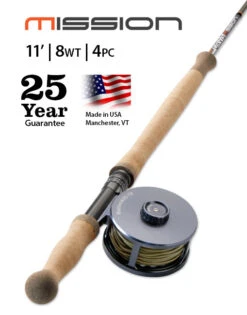 ORVIS MISSION 11FT 8WT - 4PC