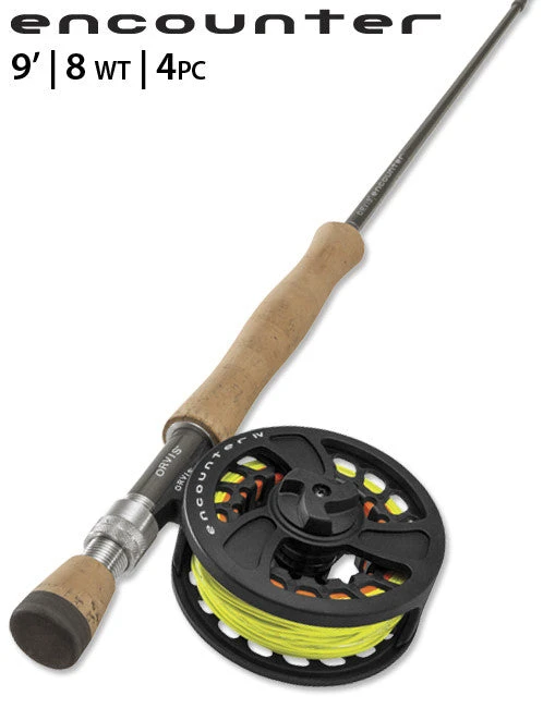 ORVIS ENCOUNTER 9ft 8wt - 4pc OUTFIT 3 ORVIS ENCOUNTER 9ft 8wt - 4pc OUTFIT