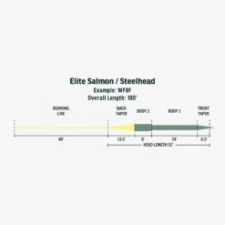 Rio Sage Elite SalmonSteelhead Fly Line -Orvis Shop FW Elite Salmon Steelhead fly line taper