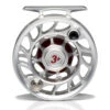Hatch Iconic 3 Plus Fly Reel -Orvis Shop Iconic3PlusReelClearRedLargeArborBack