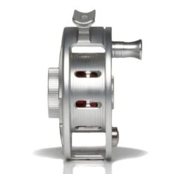 Hatch Iconic 3 Plus Fly Reel -Orvis Shop Iconic3PlusReelClearRedLargeArborSide