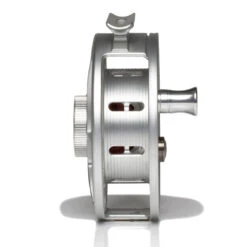 Hatch Iconic 5 Plus Fly Reel -Orvis Shop Iconic5PlusReelClearRedLargeArborSide