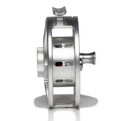 Hatch Iconic 5 Plus Fly Reel -Orvis Shop Iconic5PlusReelClearRedMidArborSide