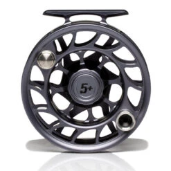 Hatch Iconic 5 Plus Fly Reel -Orvis Shop Iconic5PlusReelGreyBlackLargeArborBack