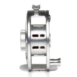 Hatch Iconic 7 Plus Fly Reel -Orvis Shop Iconic7PlusReelClearRedMidArborSide