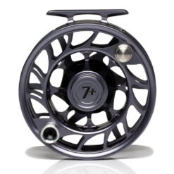 Hatch Iconic 7 Plus Fly Reel -Orvis Shop Iconic7PlusReelGreyBlackLargeArborBack