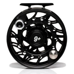 Hatch Iconic 9 Plus Fly Reel -Orvis Shop Iconic9PlusReelBlackSilverMidArborBack