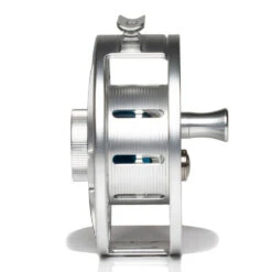 Hatch Iconic 9 Plus Fly Reel -Orvis Shop Iconic9PlusReelClearBlueMidArborSide