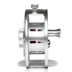 Hatch Iconic 9 Plus Fly Reel -Orvis Shop Iconic9PlusReelClearRedMidArborSide