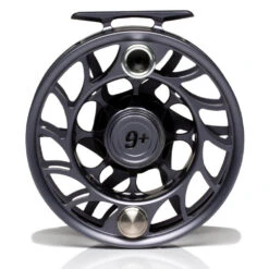Hatch Iconic 9 Plus Fly Reel -Orvis Shop Iconic9PlusReelGreyBlackLargeArborBack